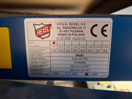 Zdjęcie przedmiotu: Stoły tapicerskie nożycowe Rexel ST-3 10 sztuk