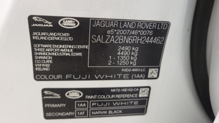 Zdjęcie przedmiotu: RANGE ROVER Evoque 2.0 D165 mHEV Dynamic SE