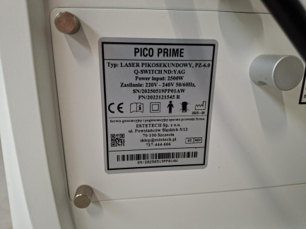 Zdjęcie przedmiotu: ESTETECH PICO PRIME picosecond laser