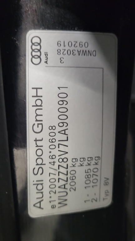 Zdjęcie przedmiotu: Audi RS3 2.5 TFSI GPF Quattro S tronic