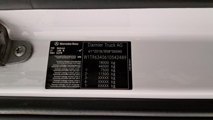 Zdjęcie przedmiotu: Mercedes-Benz Actros E6 18.0t