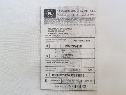 Zdjęcie przedmiotu: Kia Picanto 1.2 M