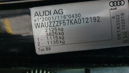 Zdjęcie przedmiotu: Audi A5 Sportback 16-19 2.0 TDI S tronic