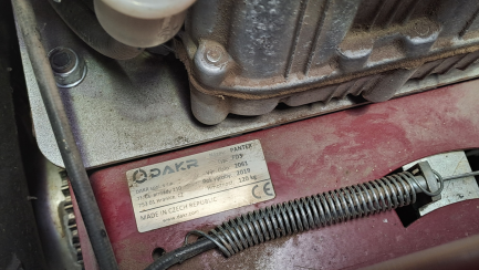 Zdjęcie przedmiotu: Ciągnik jednoosiowy Dakr Panter FD-3500