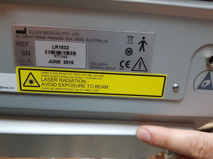 Zdjęcie przedmiotu: Medical laser Ellex 2 RT LR1532