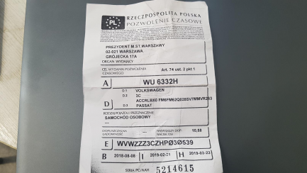 Zdjęcie przedmiotu: Volkswagen Passat Combi