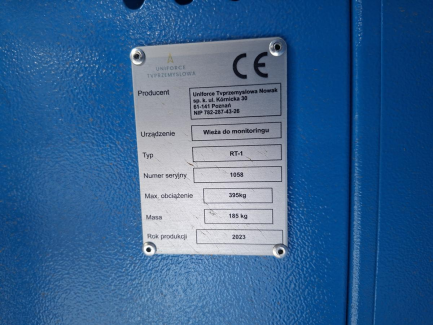 Zdjęcie przedmiotu: Mobilna wieża do monitoringu UNIFORCE RT-1 