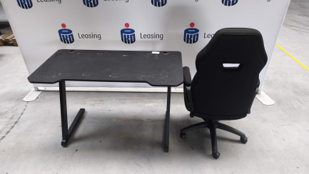 Zdjęcie przedmiotu: SMX CHAD 2 120cm Gaming Desk + SMX Katla Gaming Chair