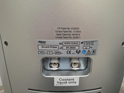 Zdjęcie przedmiotu: Urządzenie medyczne ALMA Accent Prime przeznaczone do zabieg&oacute;w ujędrniających sk&oacute;rę i modelujących ciało, w tym modelowanie ciała i twarzy, redukcja cellulitu, ujędrnianie i odmładzanie sk&oacute;ry