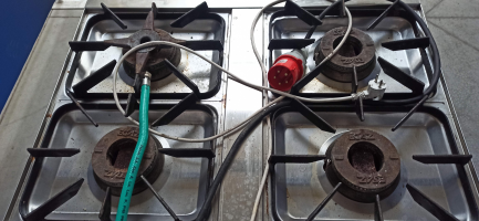 Zdjęcie przedmiotu: Gas cooker EGAZ TG-4725/PKE-3