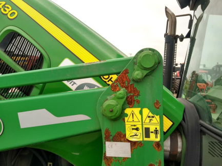 Zdjęcie przedmiotu: John Deere 6430 tractor + KNOCH I front loader