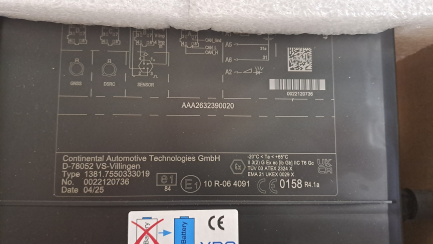 Zdjęcie przedmiotu: Цифровий тахограф VDO версії G2V2