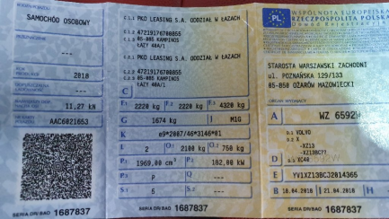 Zdjęcie przedmiotu: Volvo XC40 Combi