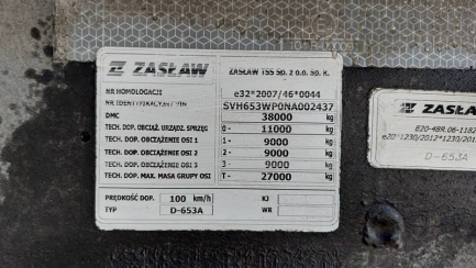 Zdjęcie przedmiotu: ZASŁAW D-653 35.0t Dump Steel