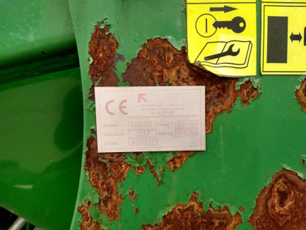 Zdjęcie przedmiotu: John Deere 6430 tractor + KNOCH I front loader