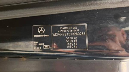 Zdjęcie przedmiotu: Mercedes-benz V 250 Oświadczenie o utracie DR
