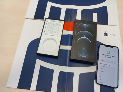 Zdjęcie przedmiotu: Smartfon / Telefon Apple iPhone 12 Pro Max 256GB pacyficzny niebieski 5G kod producenta MGDF3PM/A