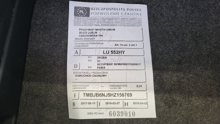 Zdjęcie przedmiotu: Skoda Fabia + LPG(niekompletne) Brak dokument&oacute;w LPG