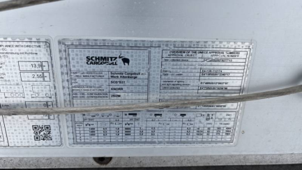 Zdjęcie przedmiotu: SCHMITZ SCS 24 35.0t Skrzyniowa