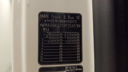 Zdjęcie przedmiotu: MAN TGX E6e 18.0t BL-SA(GM)