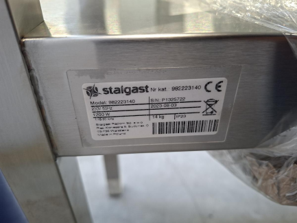 Zdjęcie przedmiotu: Nadstawka grzewcza STALGAST 982223140