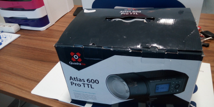 Zdjęcie przedmiotu: Quadralite Atlas 600 PRO TTL studio flash