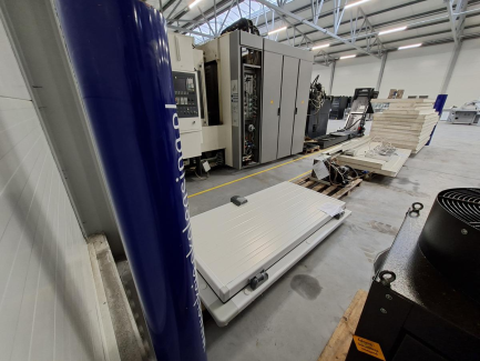 Elementy komory chłodniczej o wymiarach 4000x2400x2200 mm