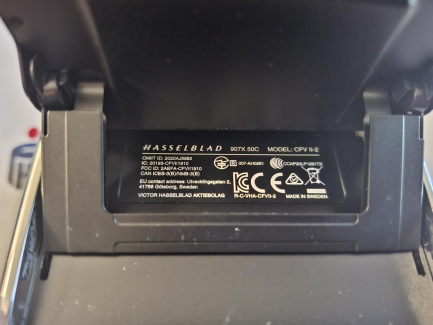 Zdjęcie przedmiotu: Hasselblad 907X 50C CFV II-2 digital camera with Hasselblad 45P/4 lens XCD