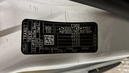 Zdjęcie przedmiotu: Ford Transit 350 2.0 TDCi DPF L4H3 Trend E6.2 3.5t