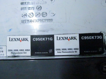 Zdjęcie przedmiotu: Lexmark x950 printer - 5 pieces