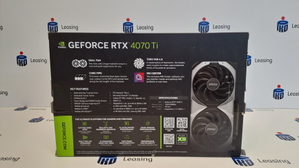 Zdjęcie przedmiotu: Відеокарта NVIDIA MSI GeForce RTX 4070 Ti VENTUS 2X OC 12 ГБ GDDR6X