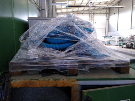 Zdjęcie przedmiotu: Football pneumatic hall, intended for temporary coverage of facilities, e.g. sports facilities. Jollers Plastbud Sp. z o.o. (60x40x11m)