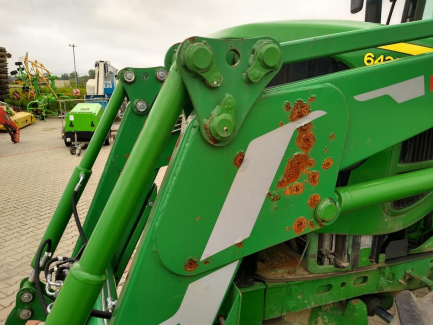 Zdjęcie przedmiotu: John Deere 6430 tractor + KNOCH I front loader