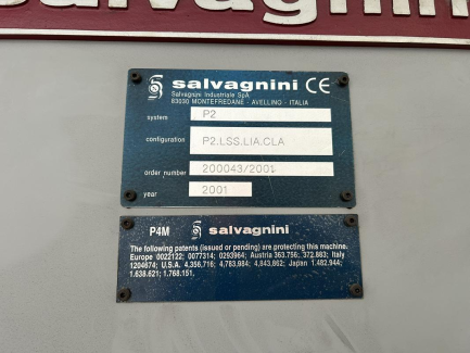 Zdjęcie przedmiotu: Centrum gnące SALVAGNINI P2 Performer