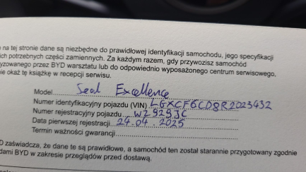 Zdjęcie przedmiotu: BYD Seal Exellence 83kWh