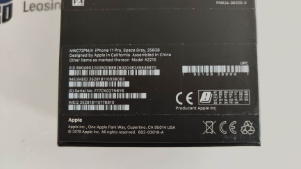 Zdjęcie przedmiotu: Phone / Smartphone Apple iPhone 11 Pro 256GB (space gray) manufacturer code MWC72PM/A