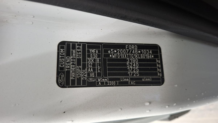 Zdjęcie przedmiotu: Ford Transit Custom 320 2.0 TDCi E6.2 3.2t L2 Trend Oświadczenie o utracie DR