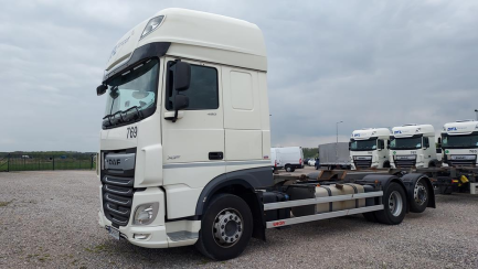 DAF XF 480 E6 32.0t FAR Super Space Cab + WECON PC 18.0t