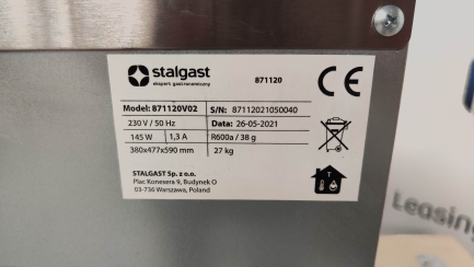 Zdjęcie przedmiotu: Льодогенератор Stalgast 871120