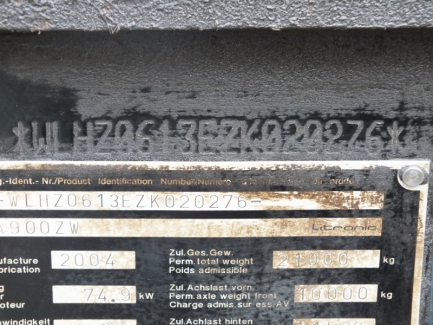 Zdjęcie przedmiotu: Liebherr A900ZW Litronic double track excavator