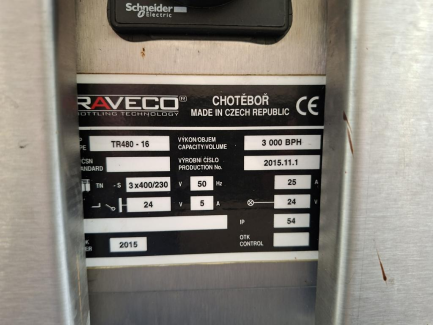 Zdjęcie przedmiotu: Linia rozlewnicza do piwa RAVECO TR480-16