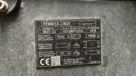 Zdjęcie przedmiotu: Spalinowy w&oacute;zek widłowy Linde H50T-02 