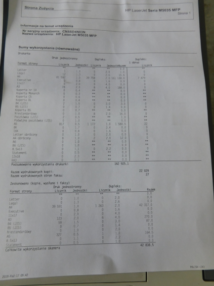 Zdjęcie przedmiotu: Hewlett-Packard (HP) LaserJet M5035 MFP laser multifunction printer