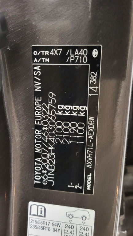 Zdjęcie przedmiotu: Toyota Camry 2.5 Hybrid Executive CVT Oświadczenie o utracie DR