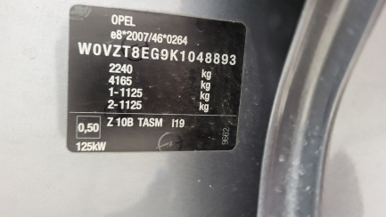 Zdjęcie przedmiotu: Opel Insignia II Sports Tourer Diesel Innovation DTH 2.0 Oświadczenie o utracie DR