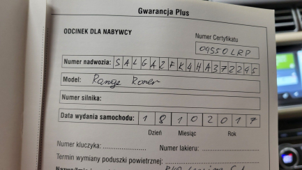 Zdjęcie przedmiotu: RANGE ROVER 3.0TD V6 HSE EU6
