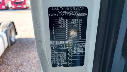 Zdjęcie przedmiotu: MAN TGX E5 18.0t LLS-U(XLX)