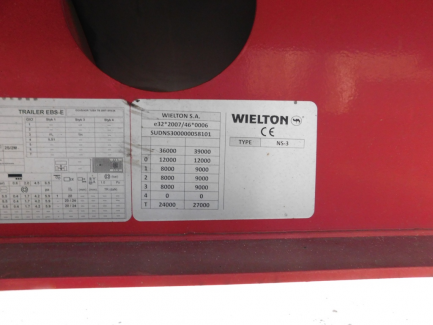 Zdjęcie przedmiotu: WIELTON NS-3 NS3K curtain semi-trailer