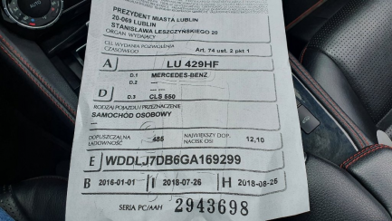 Zdjęcie przedmiotu: Mercedes-benz CLS550 sedan