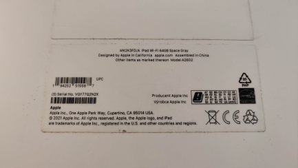 Zdjęcie przedmiotu: Apple iPad 10.2'' 64GB Wi-Fi Tablet (9th Gen.) (Space Gray) Manufacturer Code: MK2K3FD/A + Apple Pencil (2nd Gen.) Manufacturer Code: MU8F2ZM/A